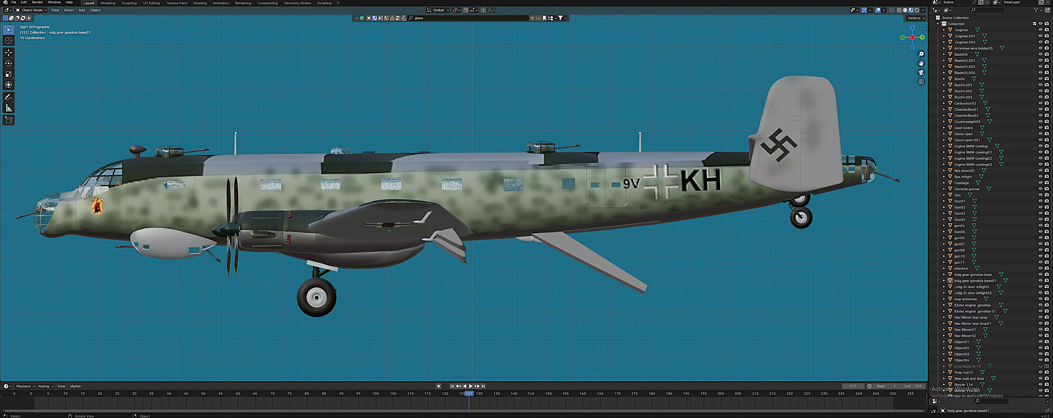 Ju-290 Free 3D model