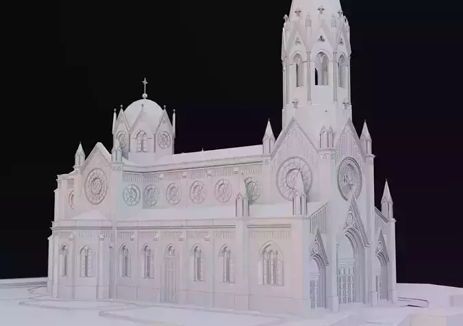 Lowpoly Brazilian Church