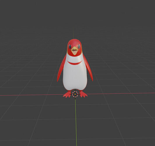 Modelo 3D de PINGUINO EMPERADOR INAZUMA ELEVEN 3D model