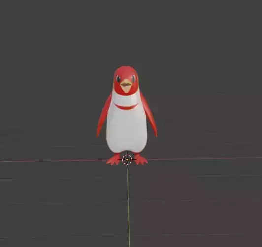Modelo 3D de PINGUINO EMPERADOR INAZUMA ELEVEN 3D model