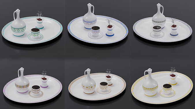 Coffee Cup collections Free 3D model