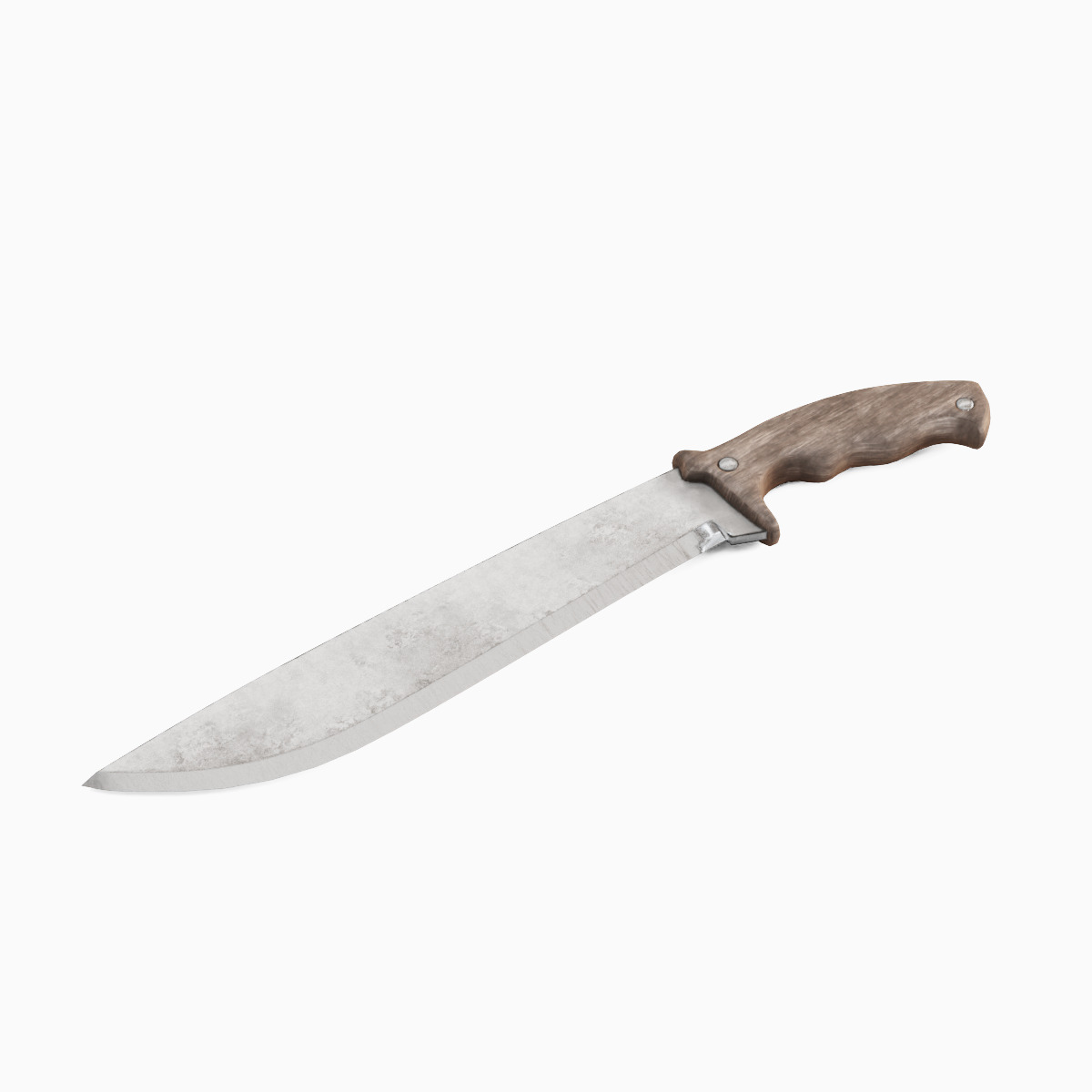 Machete Knife 03 Low-poly 3D model_2