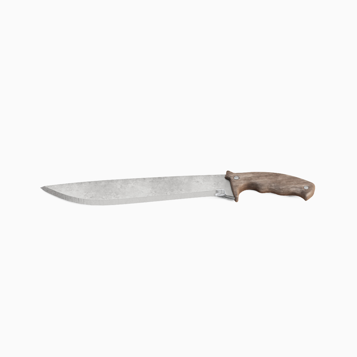 Machete Knife 03 Low-poly 3D model_4