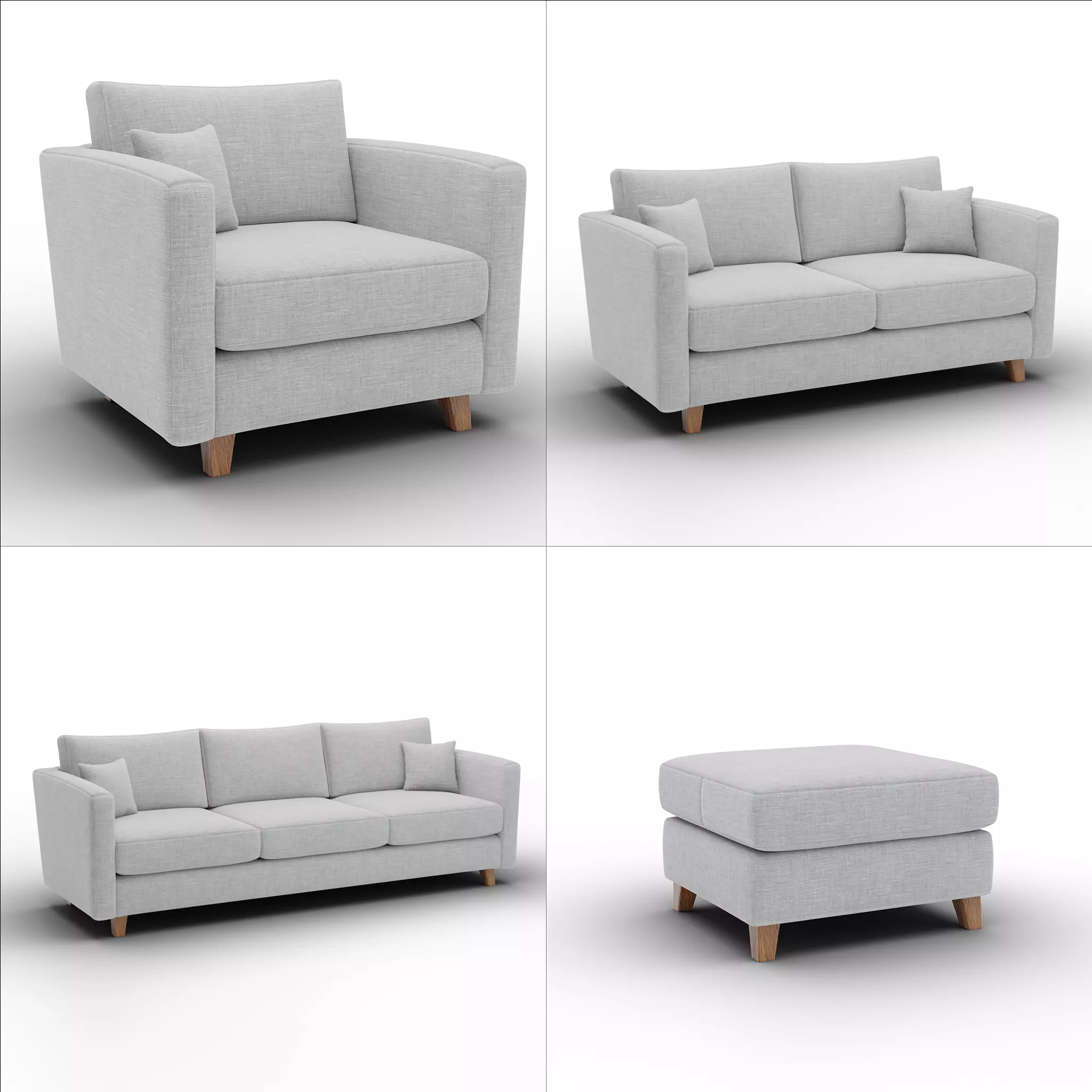Lori Living Room Essentials Bundle 3D Model Collection_0