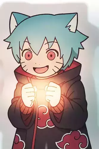 gumball con bata anime  3D print model