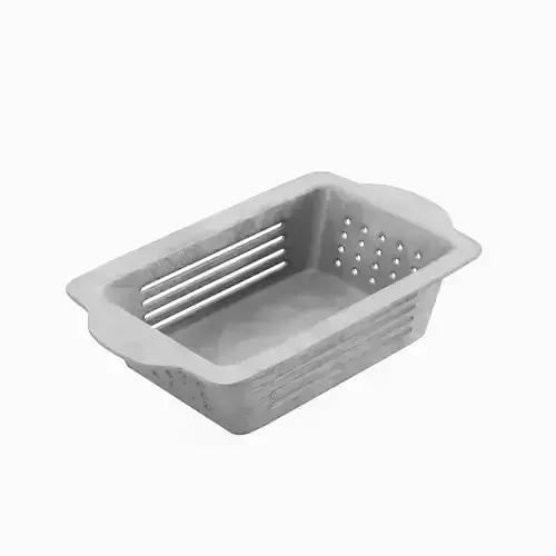 Used Plastic Basket 02 3D model