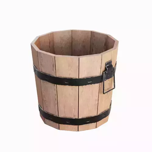 Wooden Bucket B 02