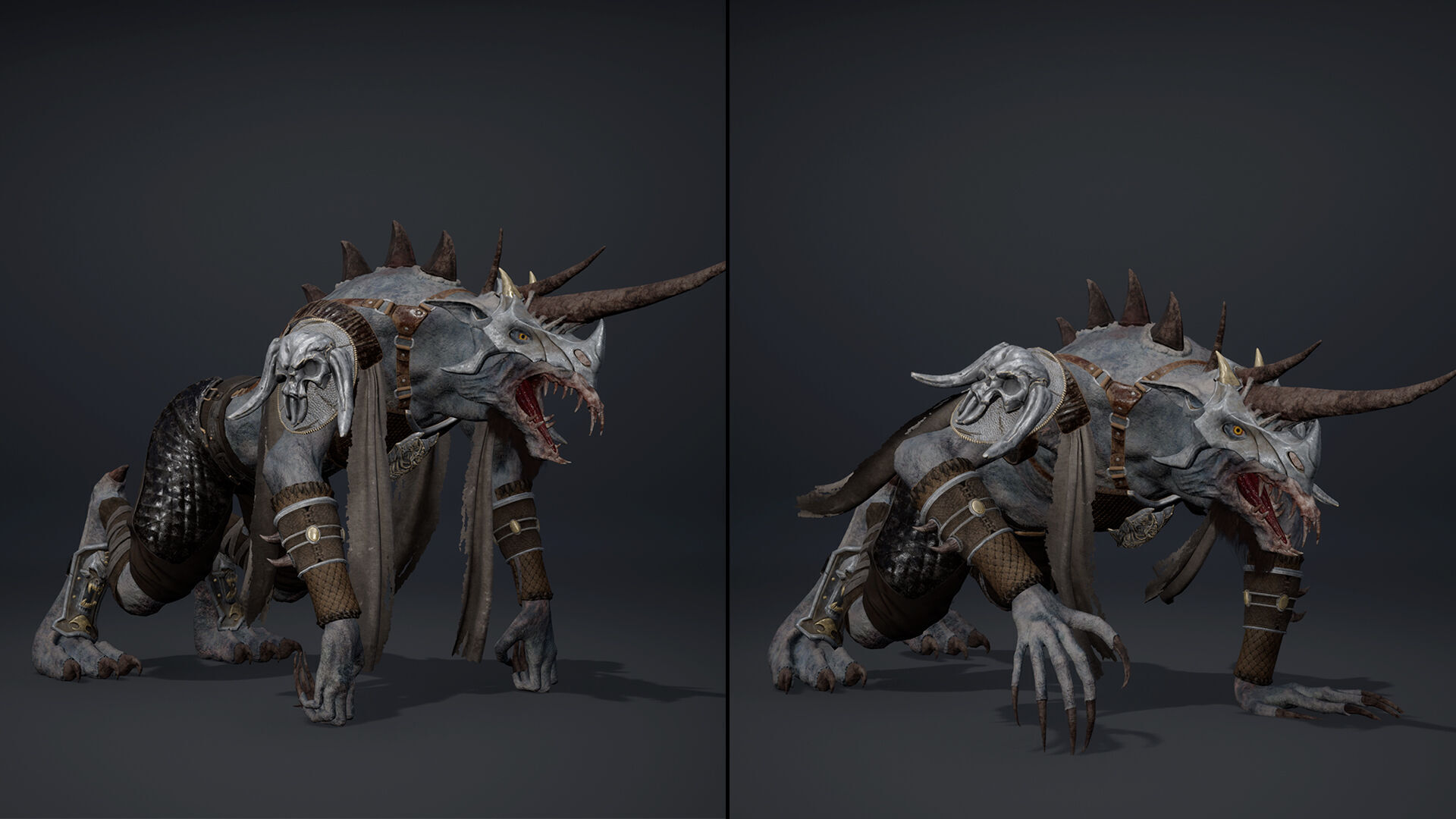 Ashen Archer Arm1 Low-poly 3D model_11