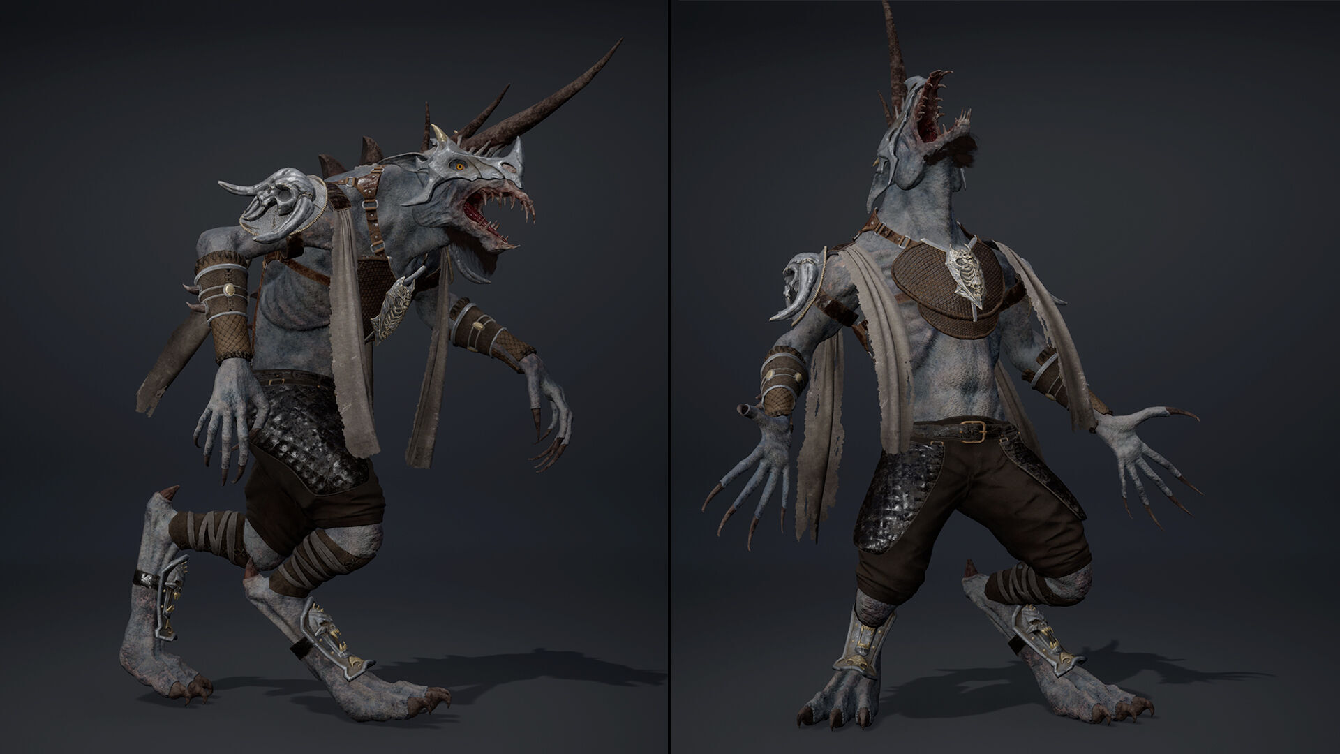 Ashen Archer Arm1 Low-poly 3D model_14