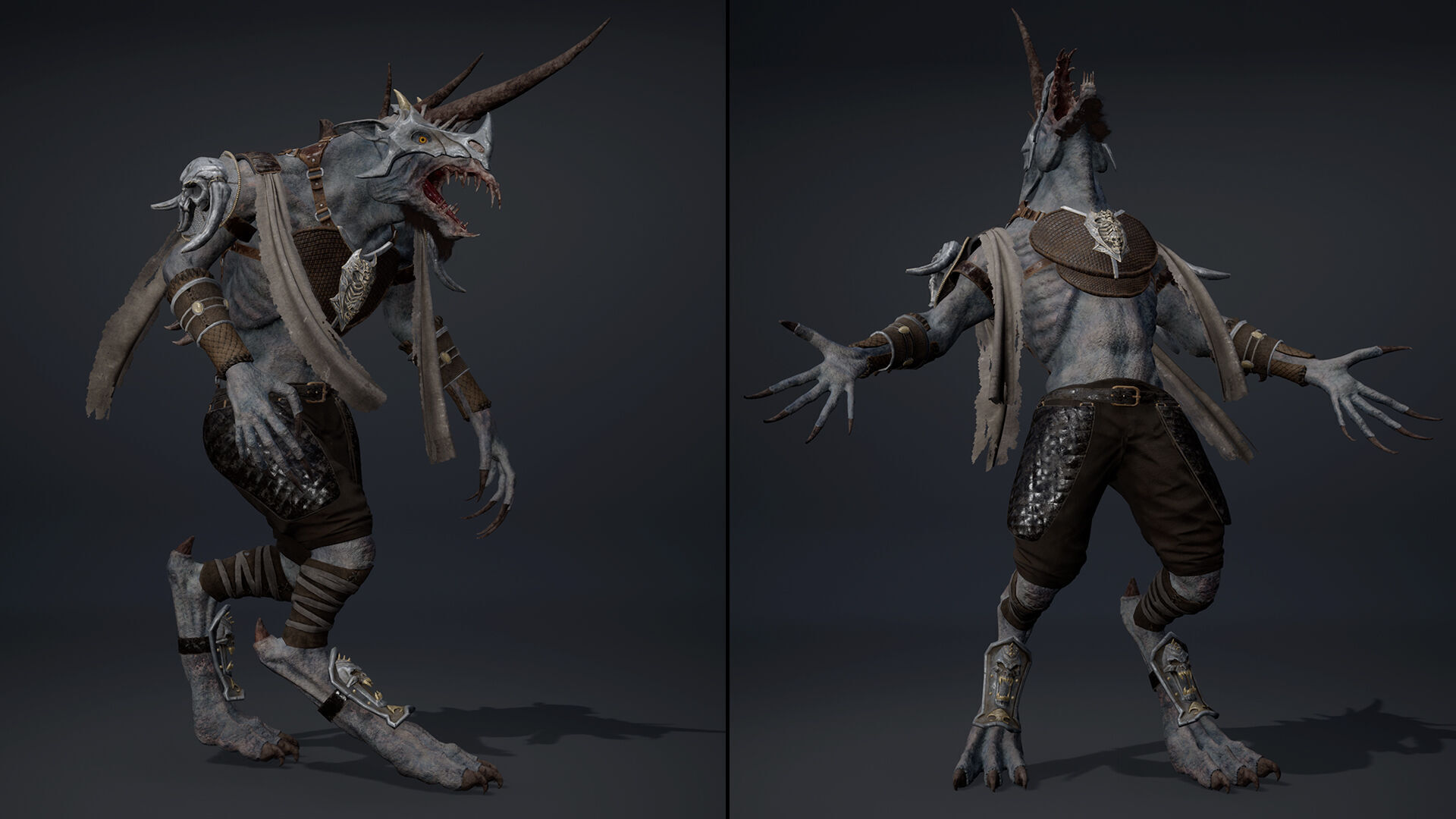 Ashen Archer Arm1 Low-poly 3D model_15