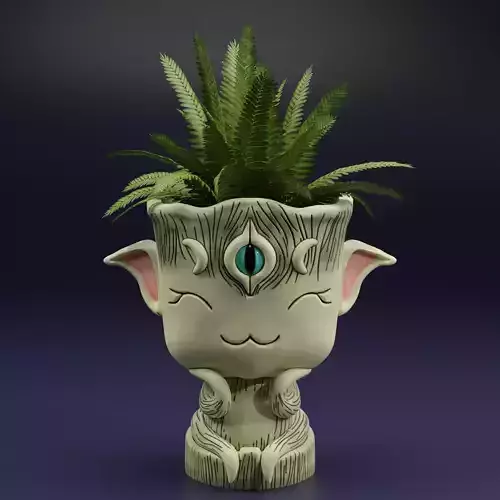 pot elf cute maceta linda 