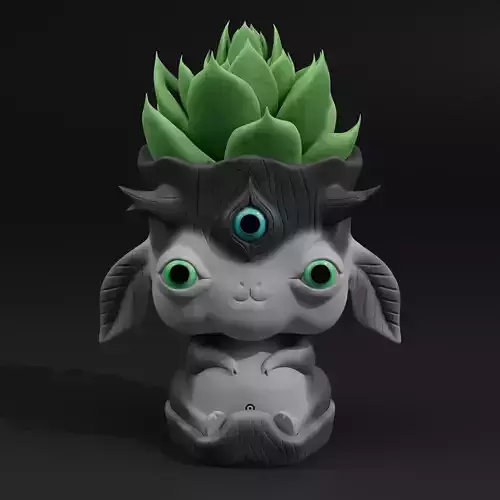 pot chibi goat maceta chivo chivito