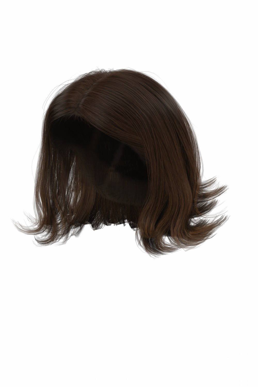 Realistic Female Martial Artist Tattooed Fighter Low-poly 3D model_16