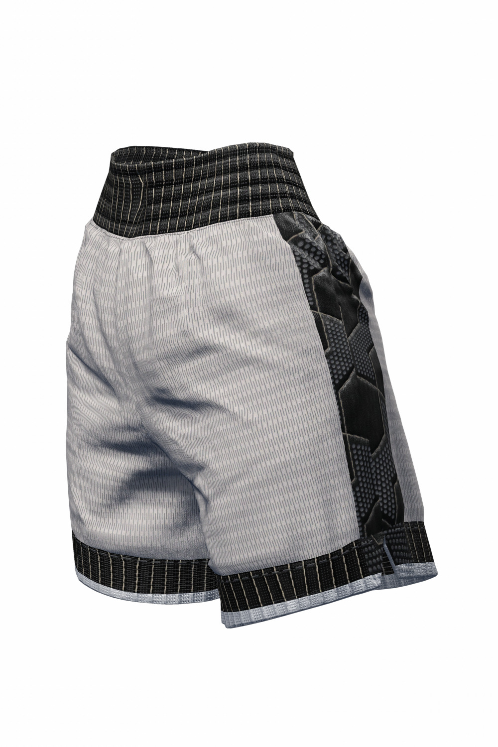 Realistic Female Martial Artist Tattooed Fighter Low-poly 3D model_23