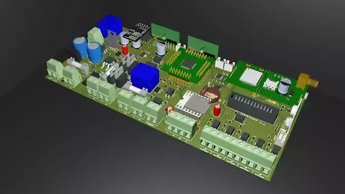 PCB Board Security Alarm Full Option