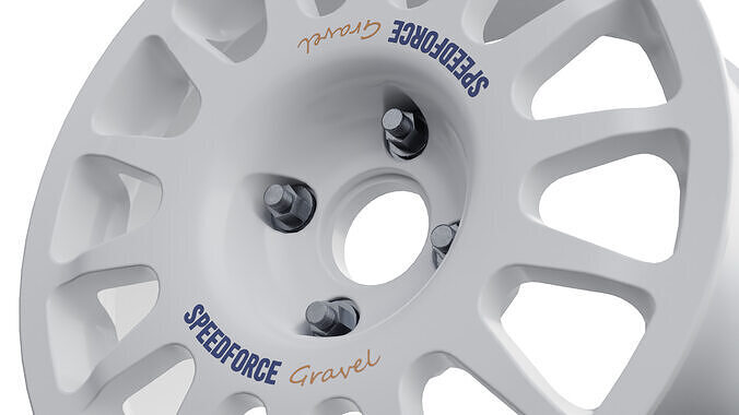 Gravel Rim 15 Low-poly 3D model 7