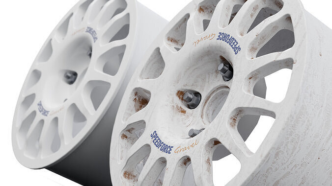 Gravel Rim 15 Low-poly 3D model 5