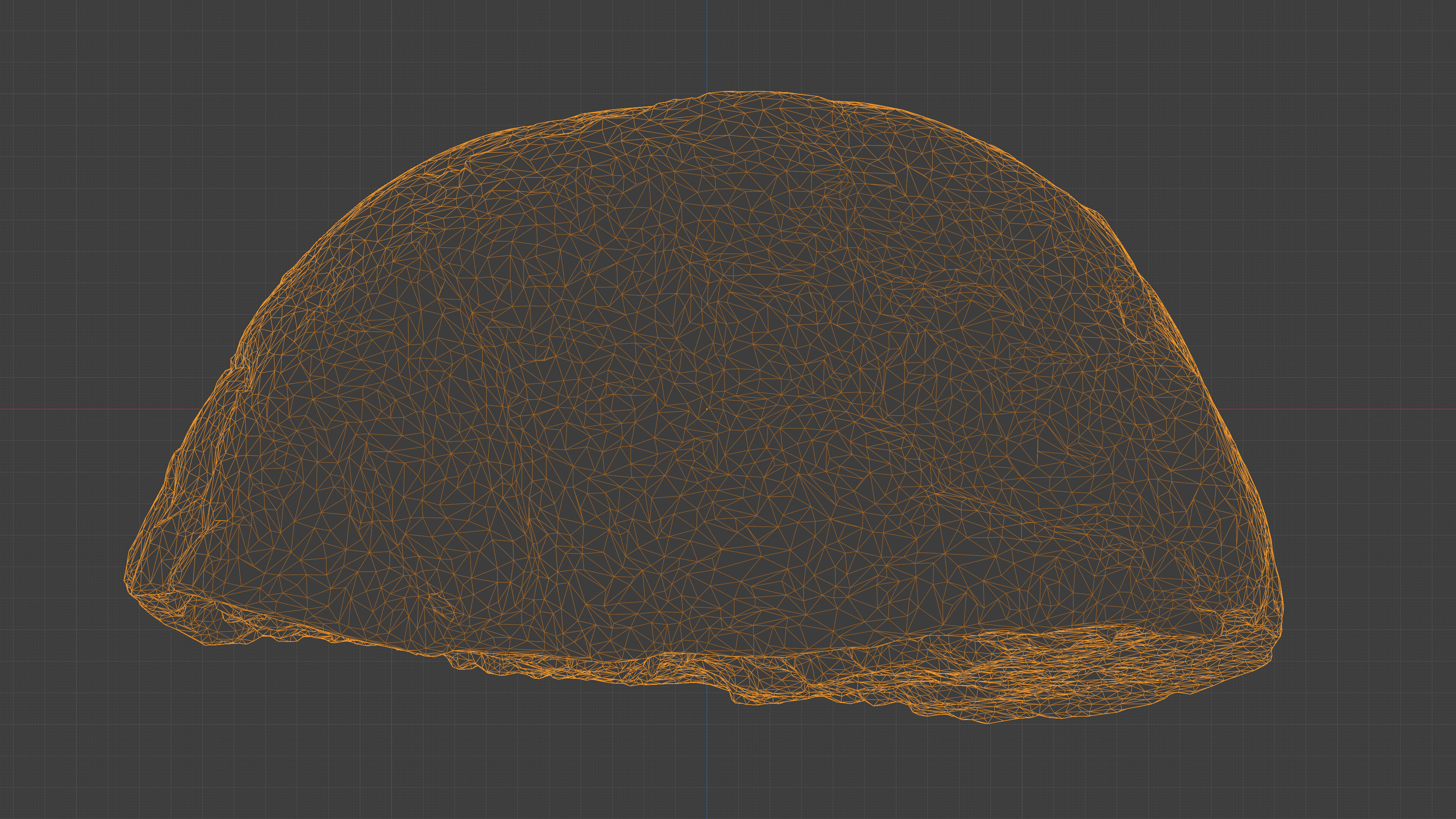 Photorealistic 3D scan of half a bread Low-poly 3D model_27