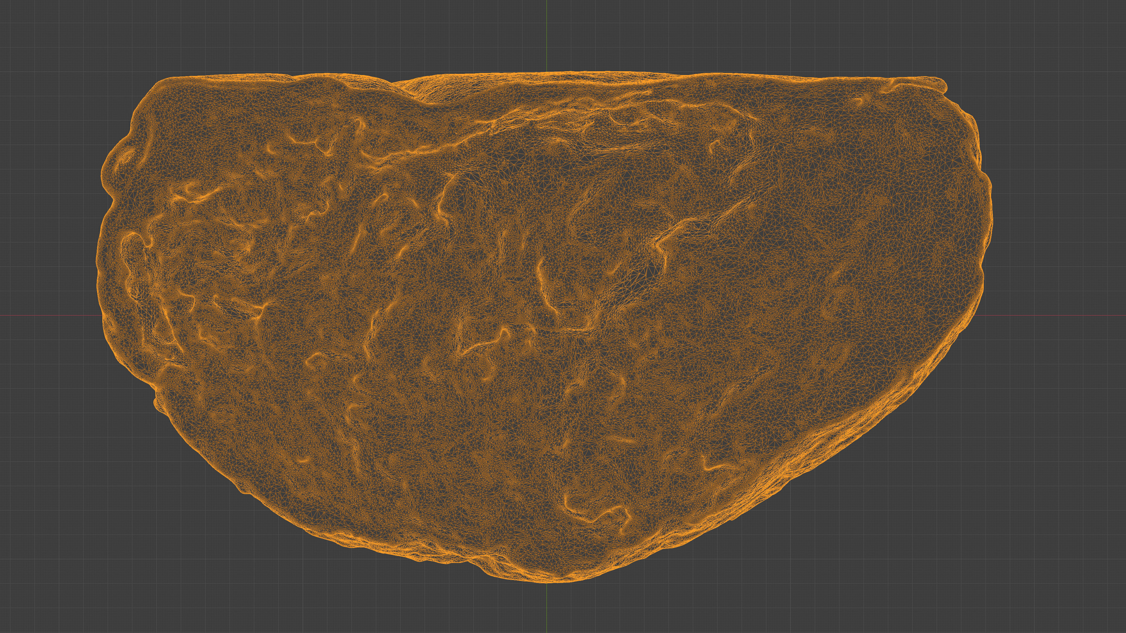 Photorealistic 3D scan of half a bread Low-poly 3D model_38