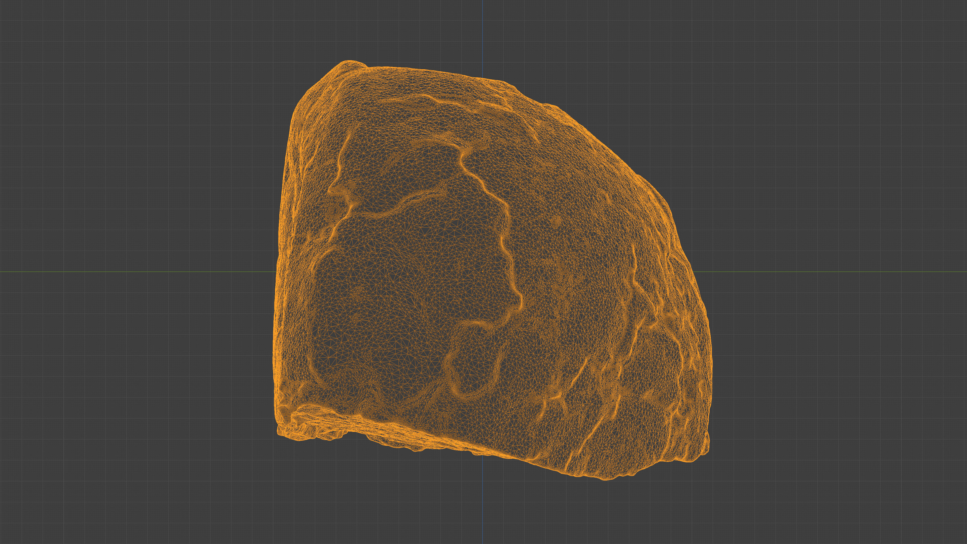 Photorealistic 3D scan of half a bread Low-poly 3D model_35