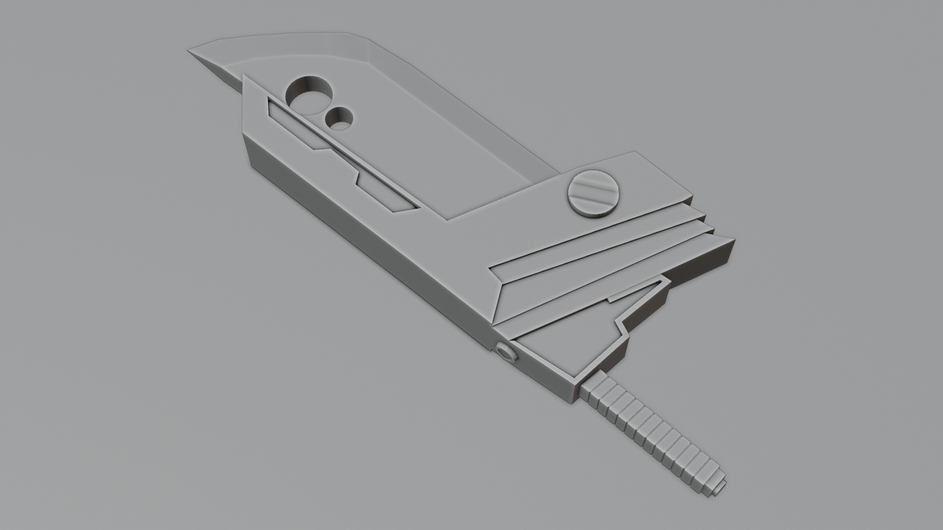 Low Poly stylized Sword Collection Base Mesh Low-poly 3D model_4