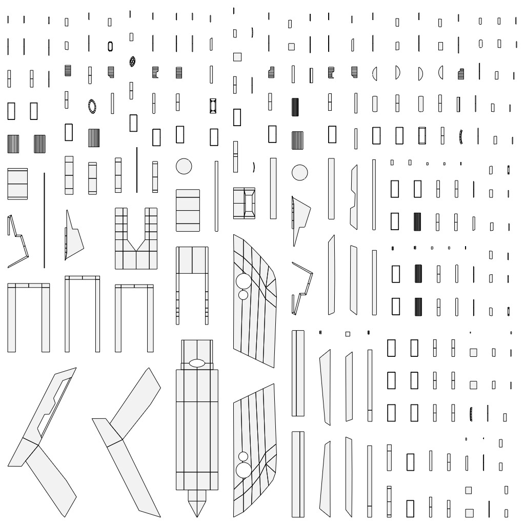 Low Poly stylized Sword Collection Base Mesh Low-poly 3D model_8