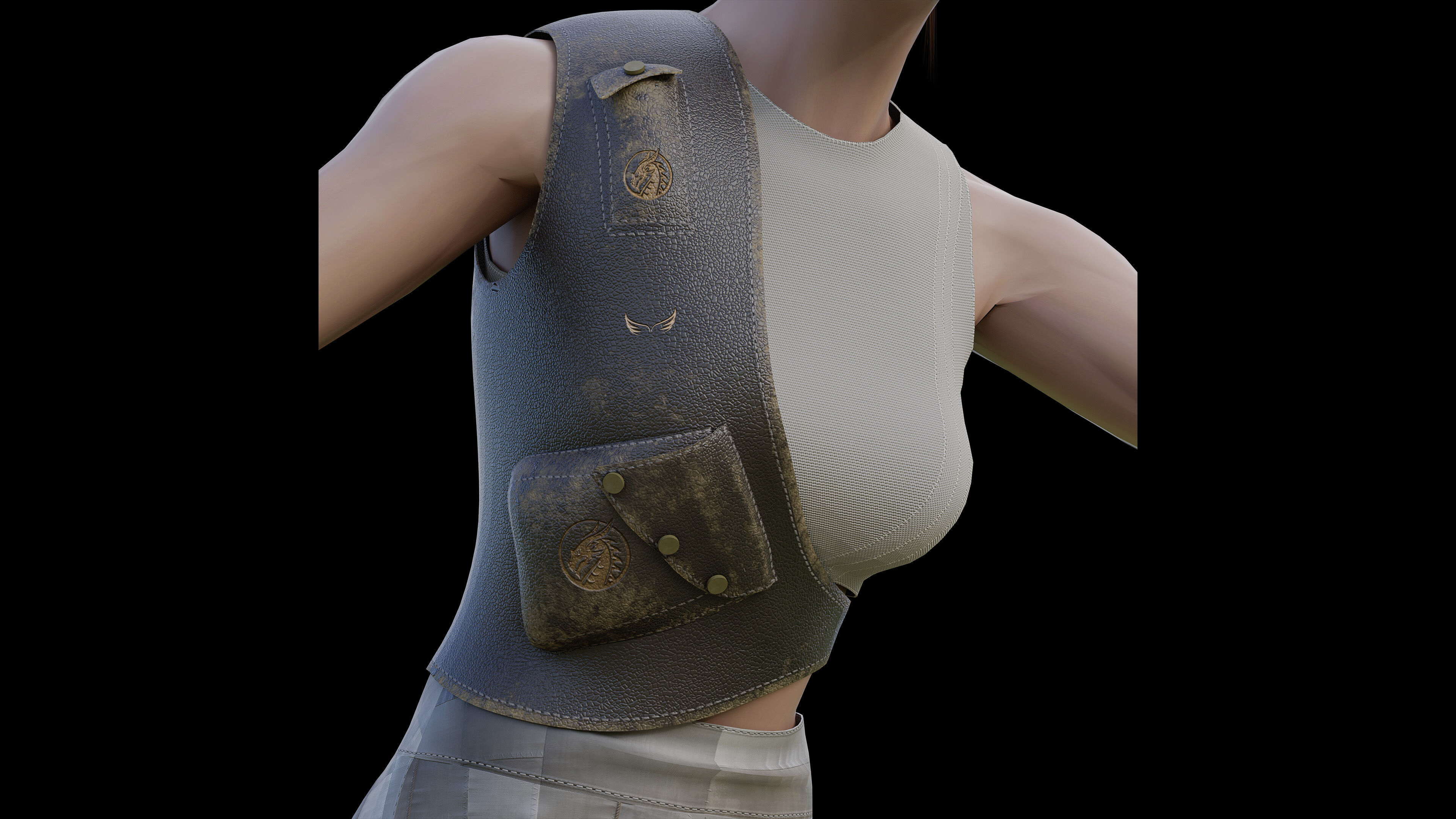 Tactical Vibe - Stylized 3D Character Low-poly 3D model_4