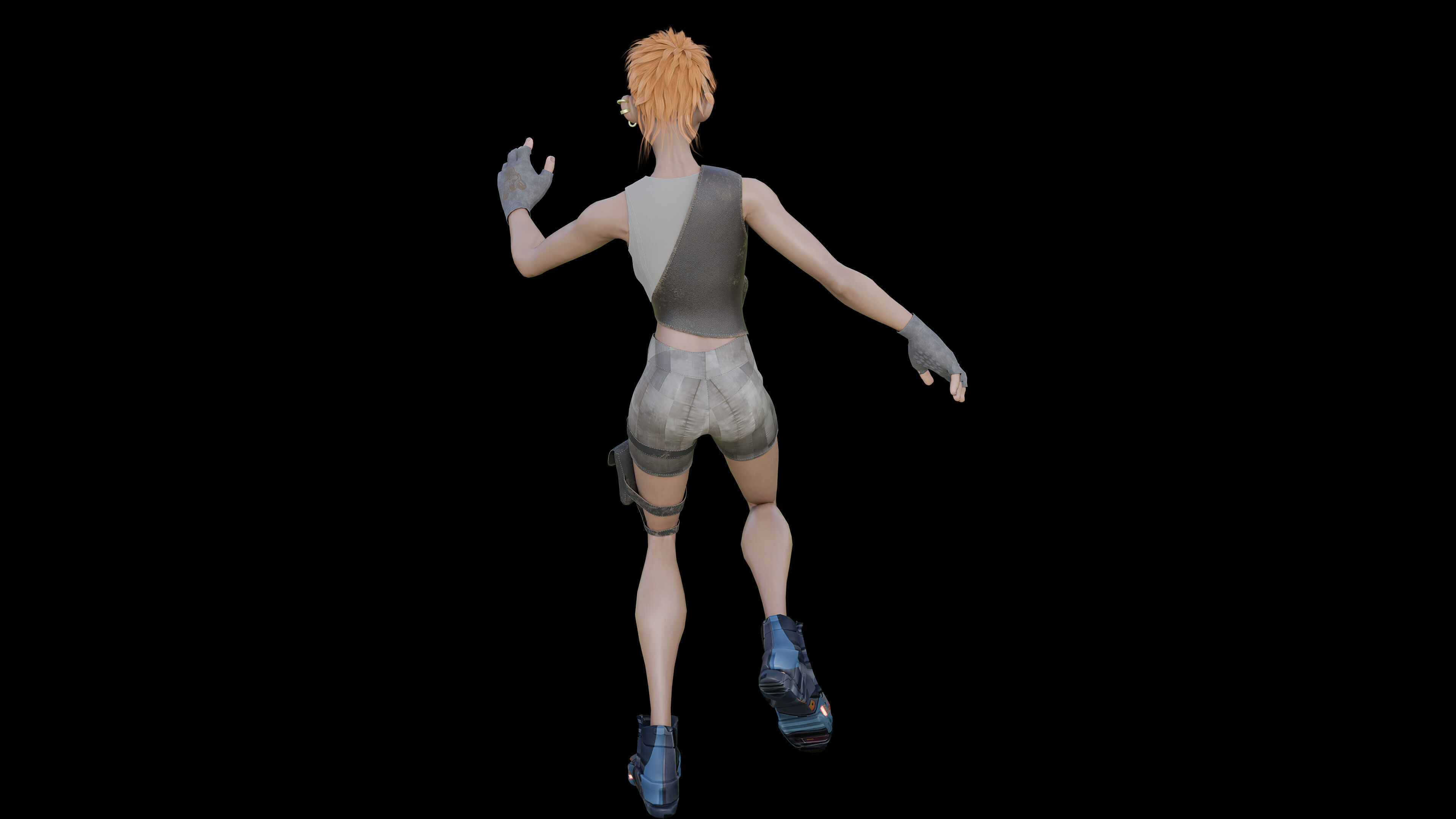 Tactical Vibe - Stylized 3D Character Low-poly 3D model_8