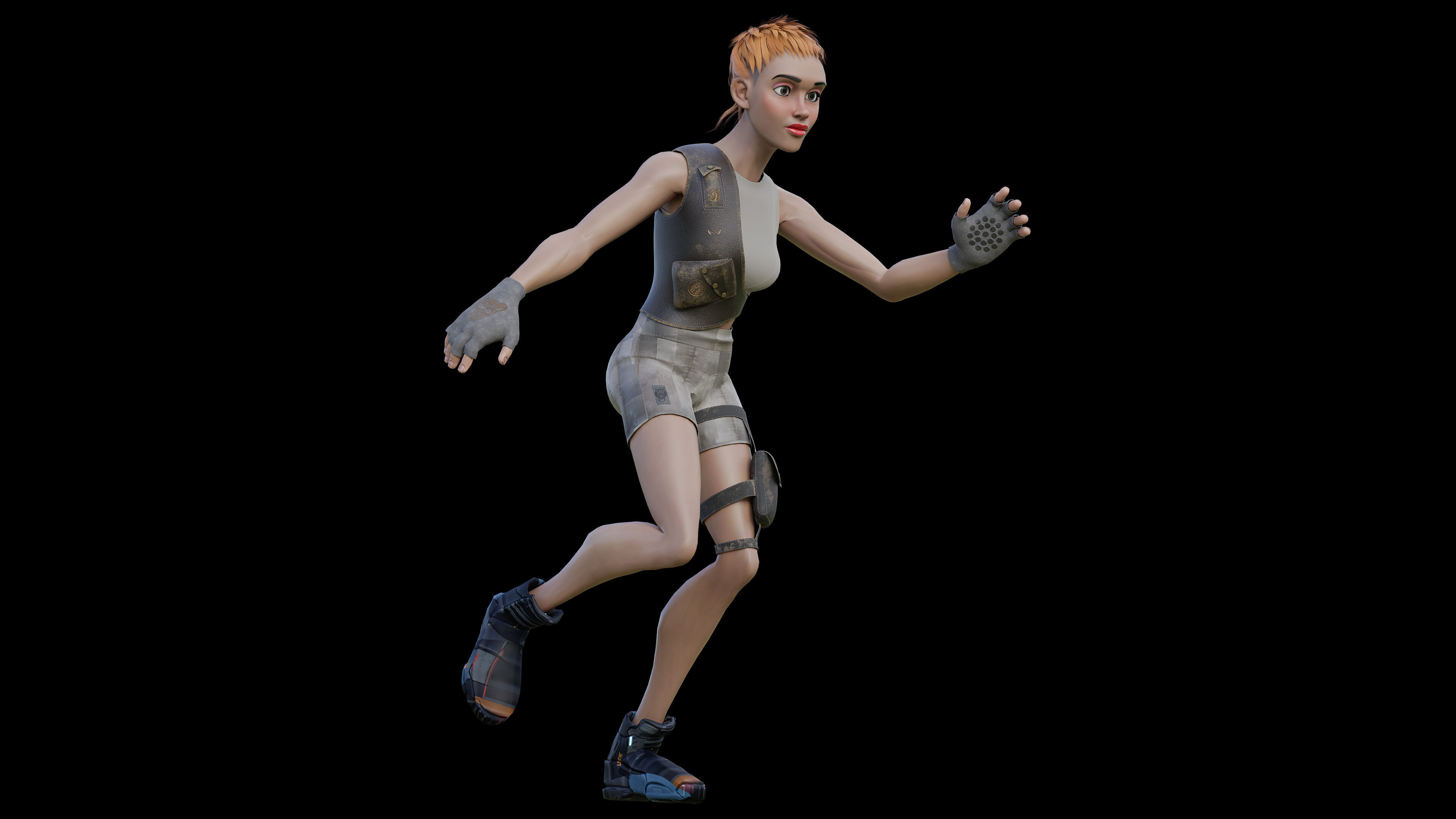 Tactical Vibe - Stylized 3D Character Low-poly 3D model_6