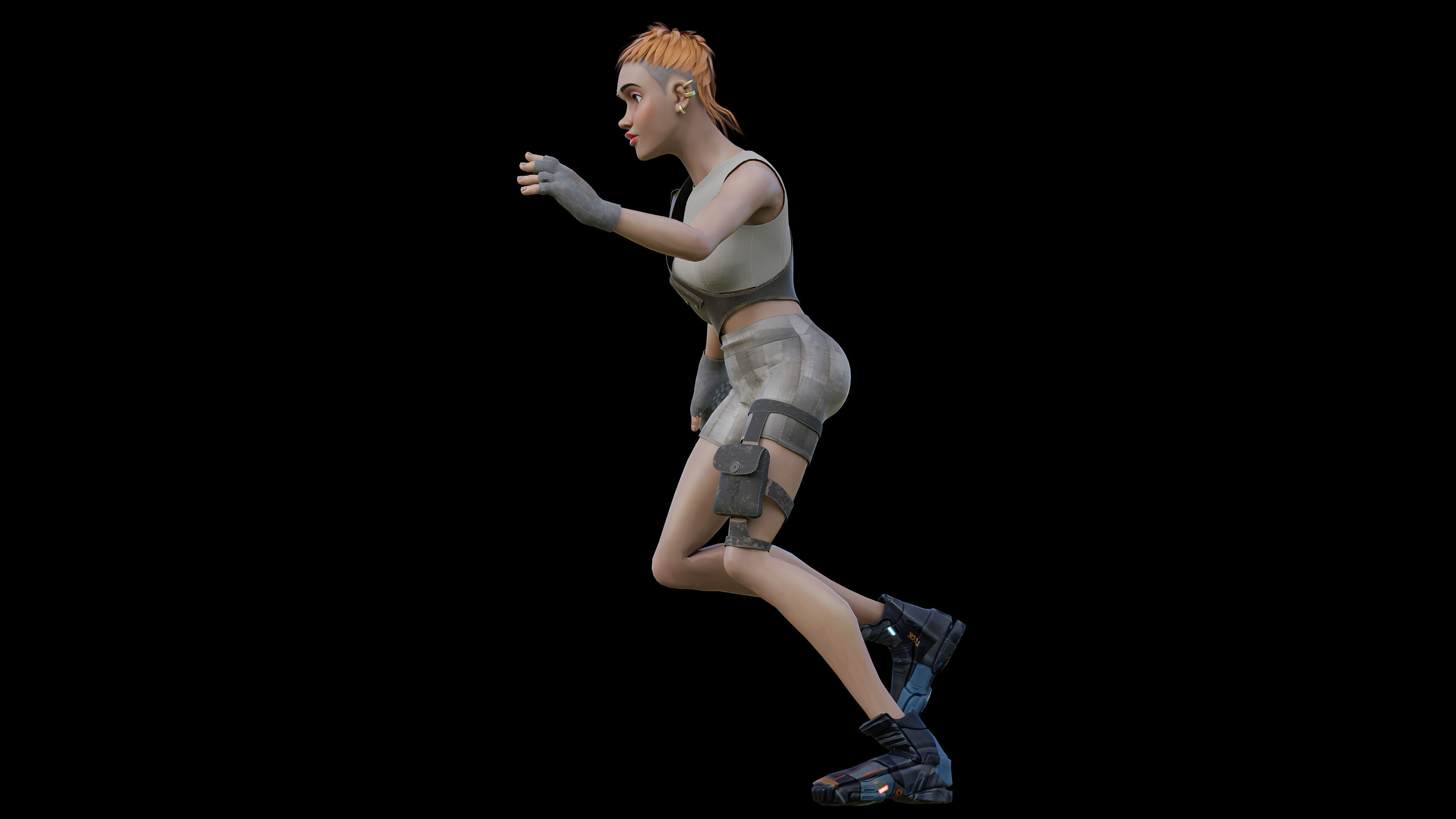 Tactical Vibe - Stylized 3D Character Low-poly 3D model_2