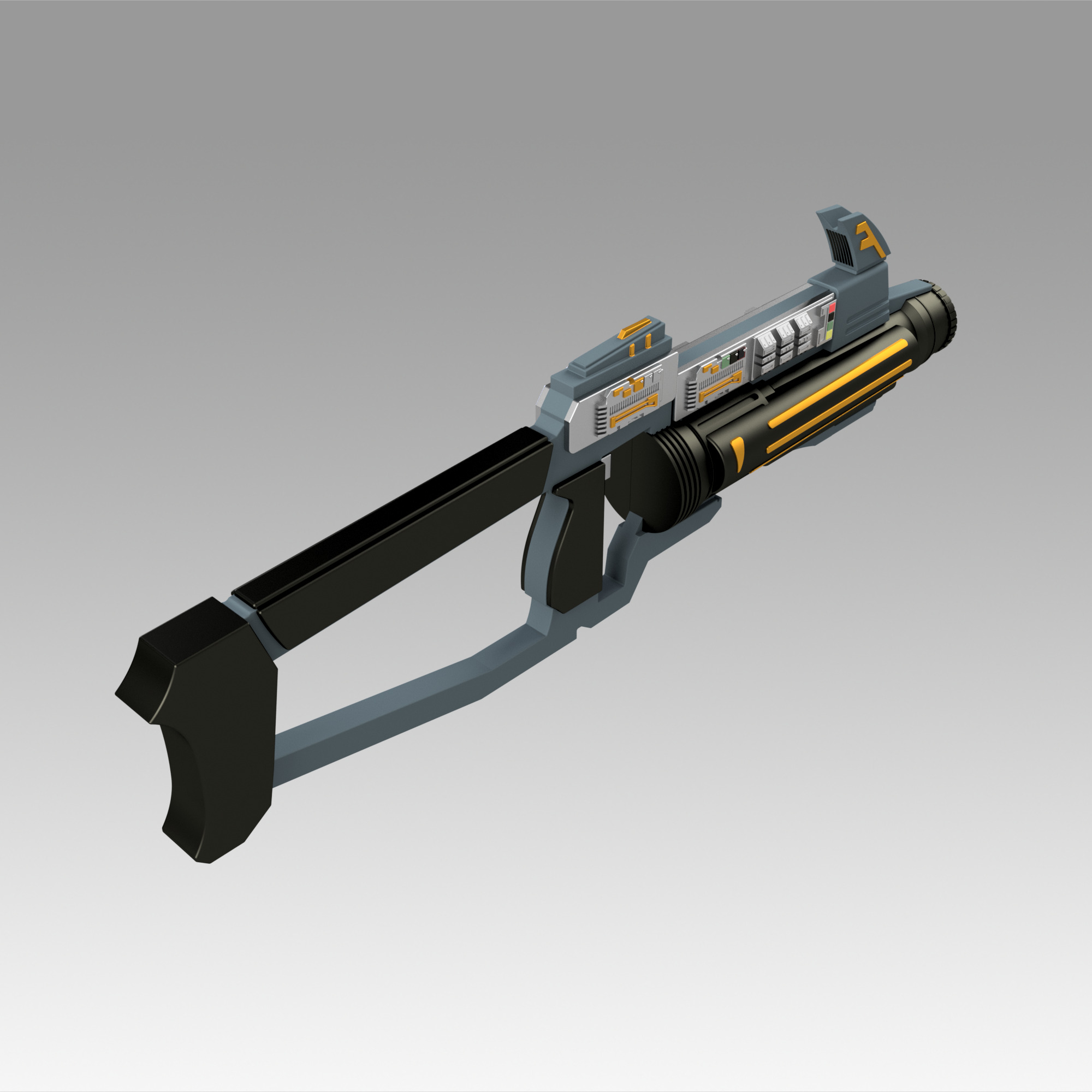 Star Trek Jem Hadar phaser 3D print model_6