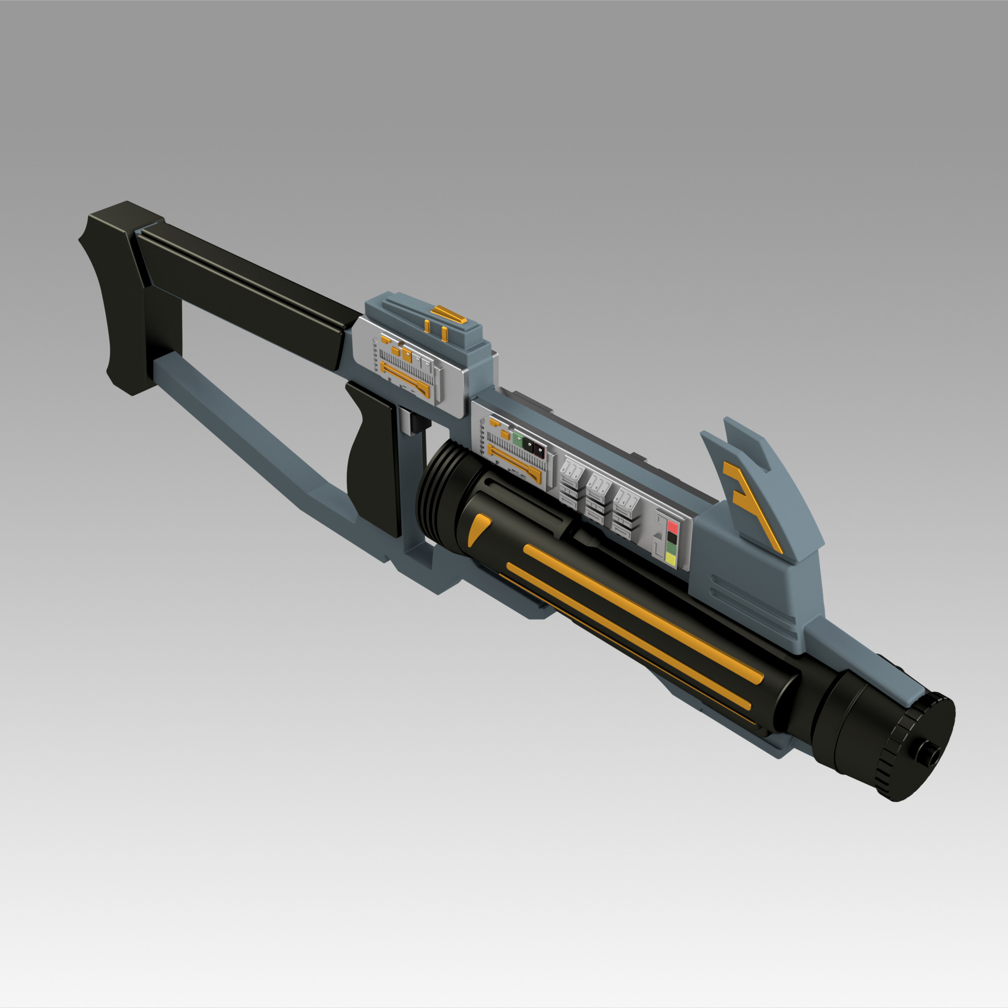 Star Trek Jem Hadar phaser 3D print model_1