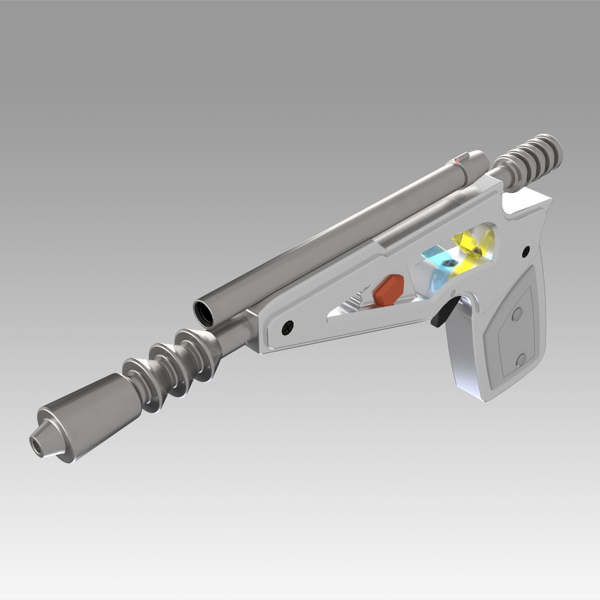 Tomorrow People Stun phaser prop replica cosplay 3D print model_5