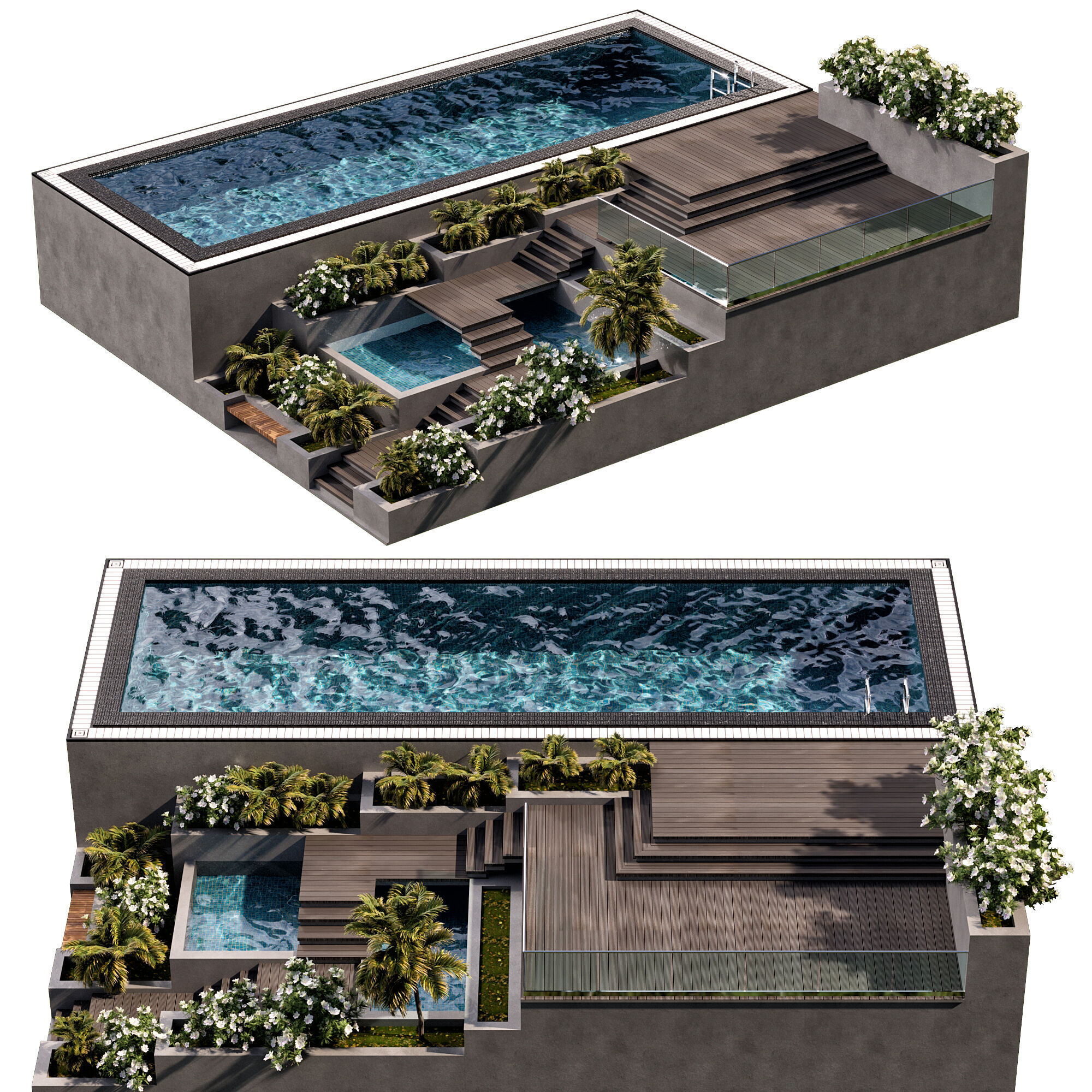 SWIMMING POOL NO25 A 3D model_8