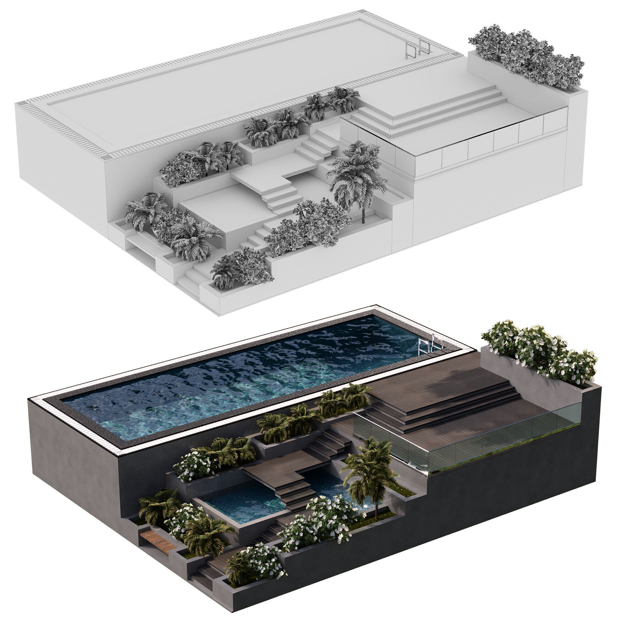 SWIMMING POOL NO25 A 3D model_11
