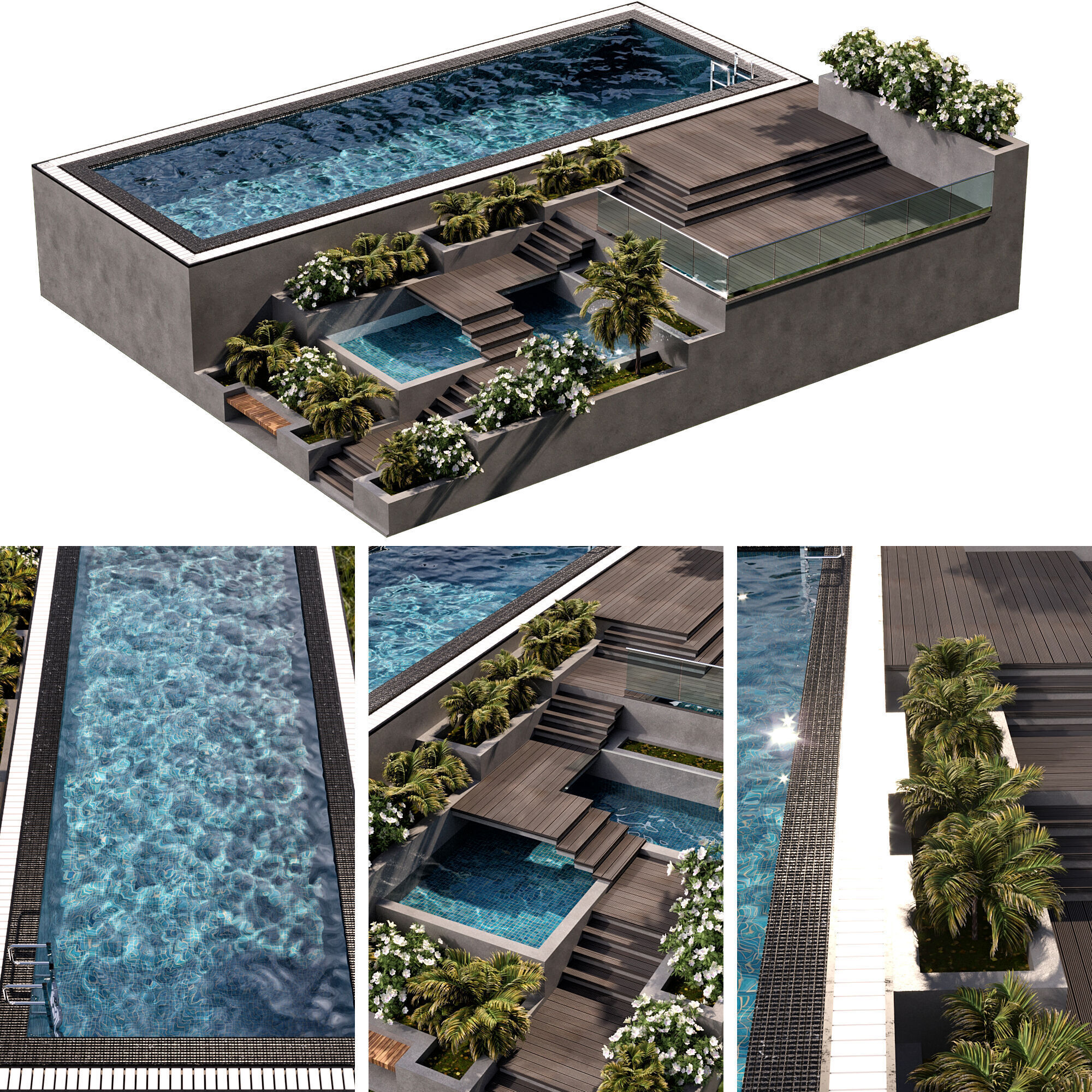 SWIMMING POOL NO25 A 3D model_7
