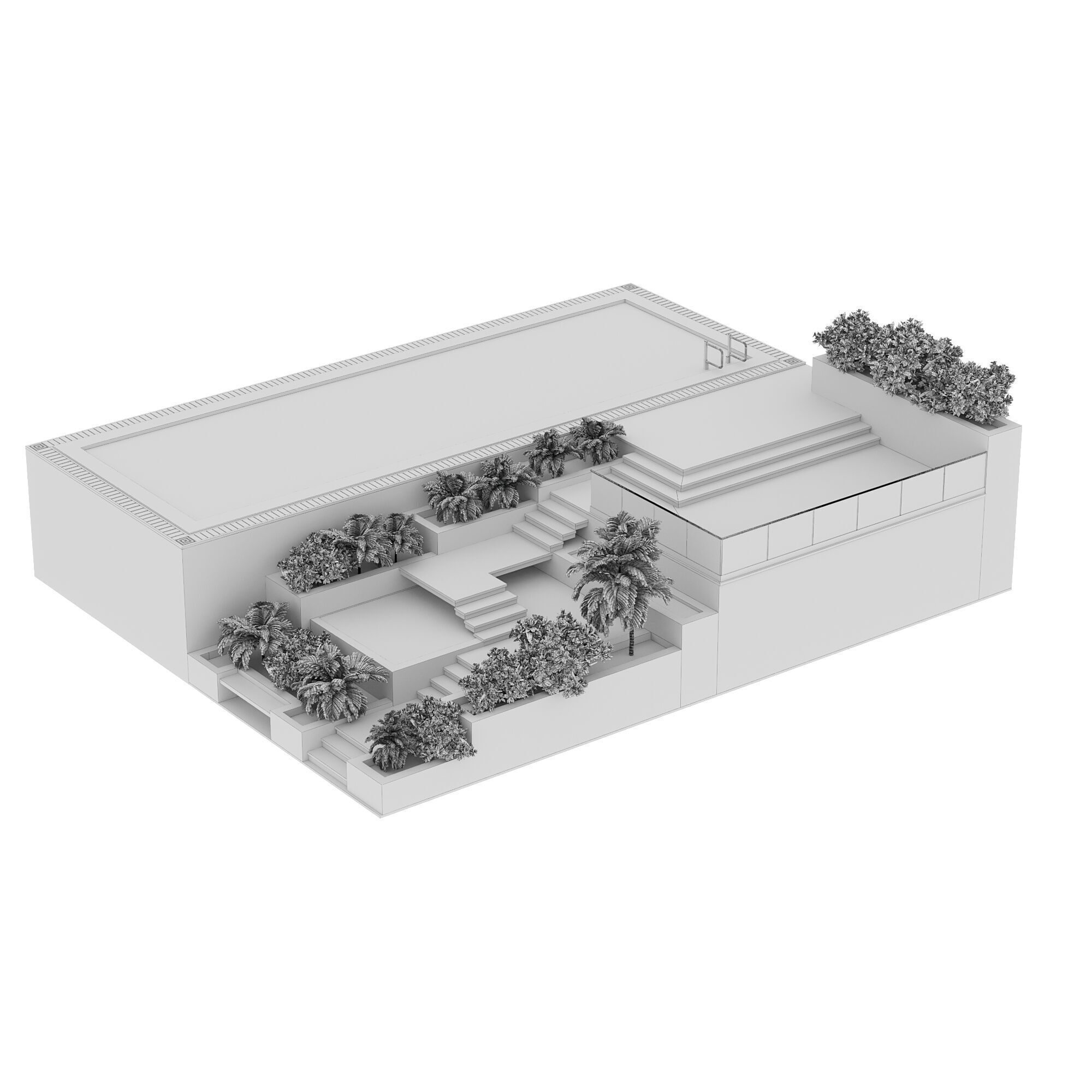 SWIMMING POOL NO25 A 3D model_12