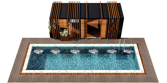 SWIMMING POOL NO18 A 3D model