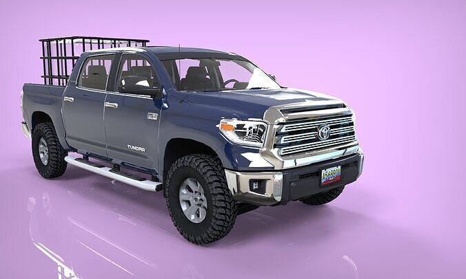 TOYOTA TUNDRA CISTERNA 2015  Low-poly 3D model