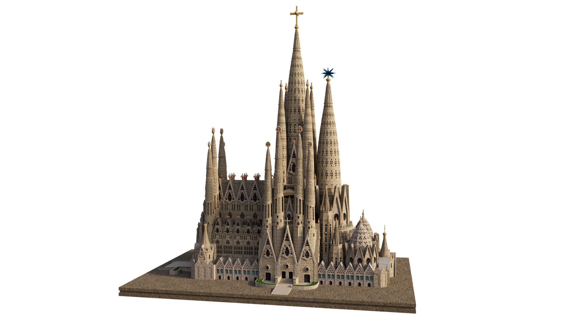 Sagrada Familia 3D model_6