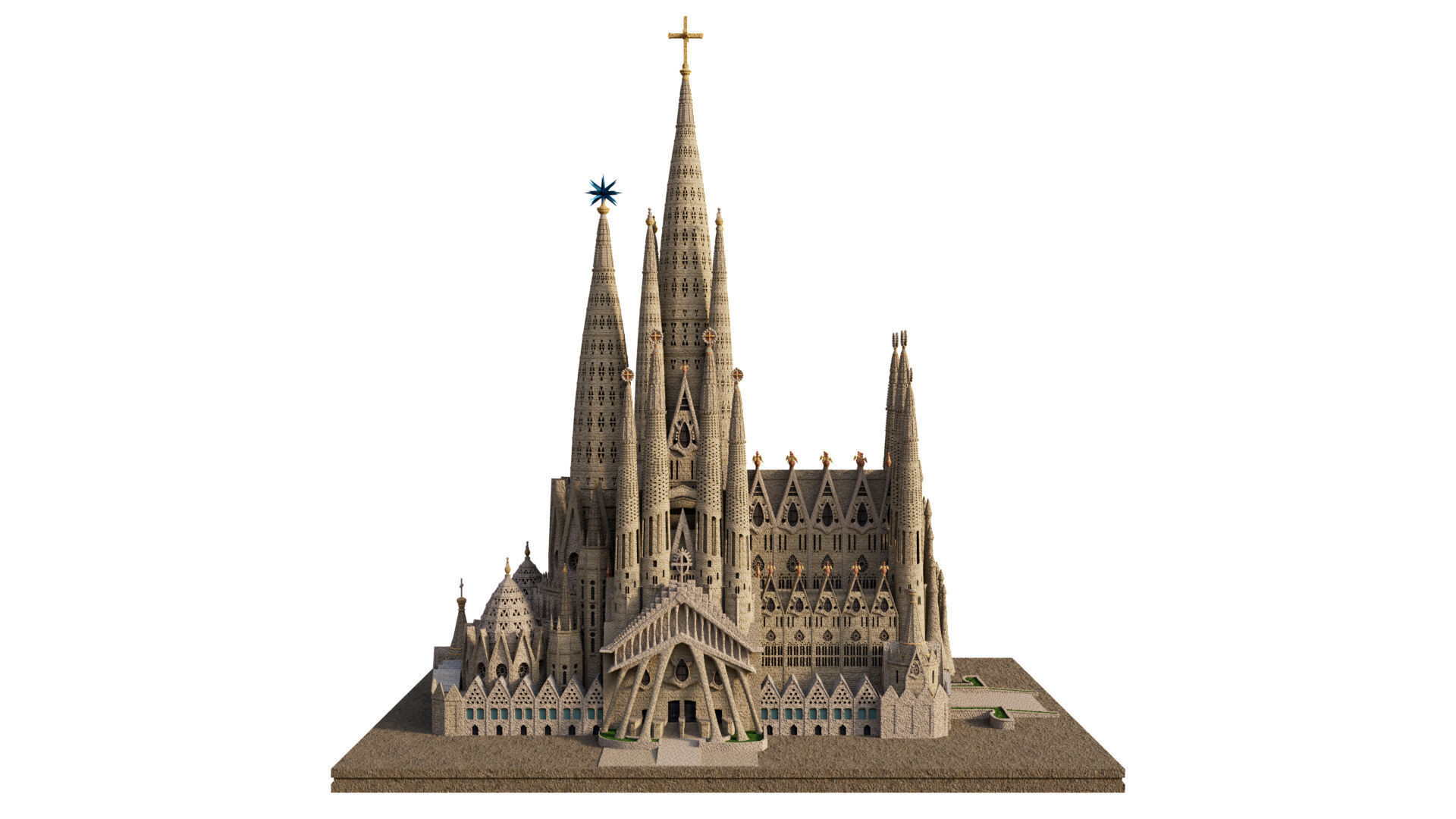 Sagrada Familia 3D model_8
