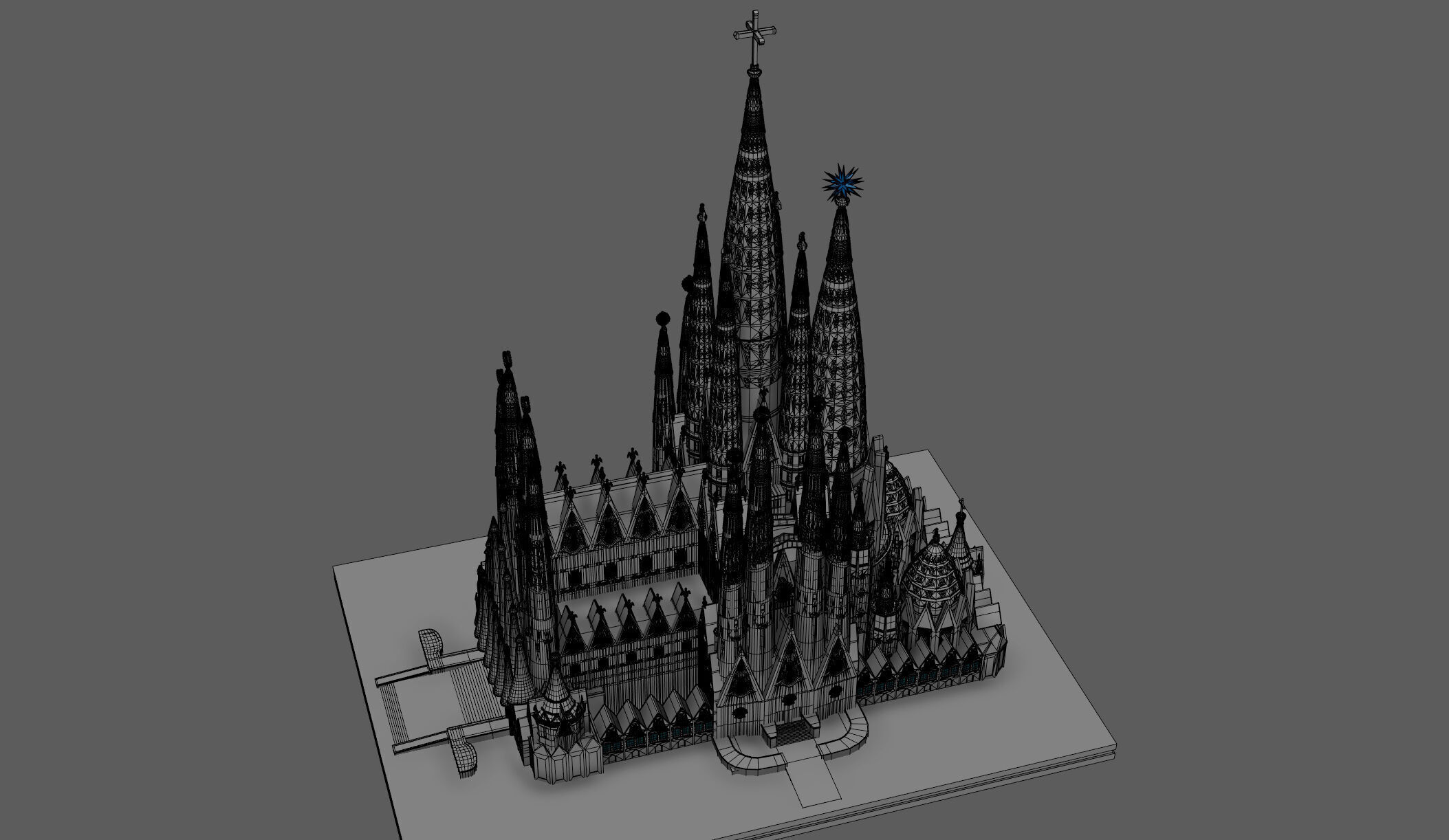 Sagrada Familia 3D model_12