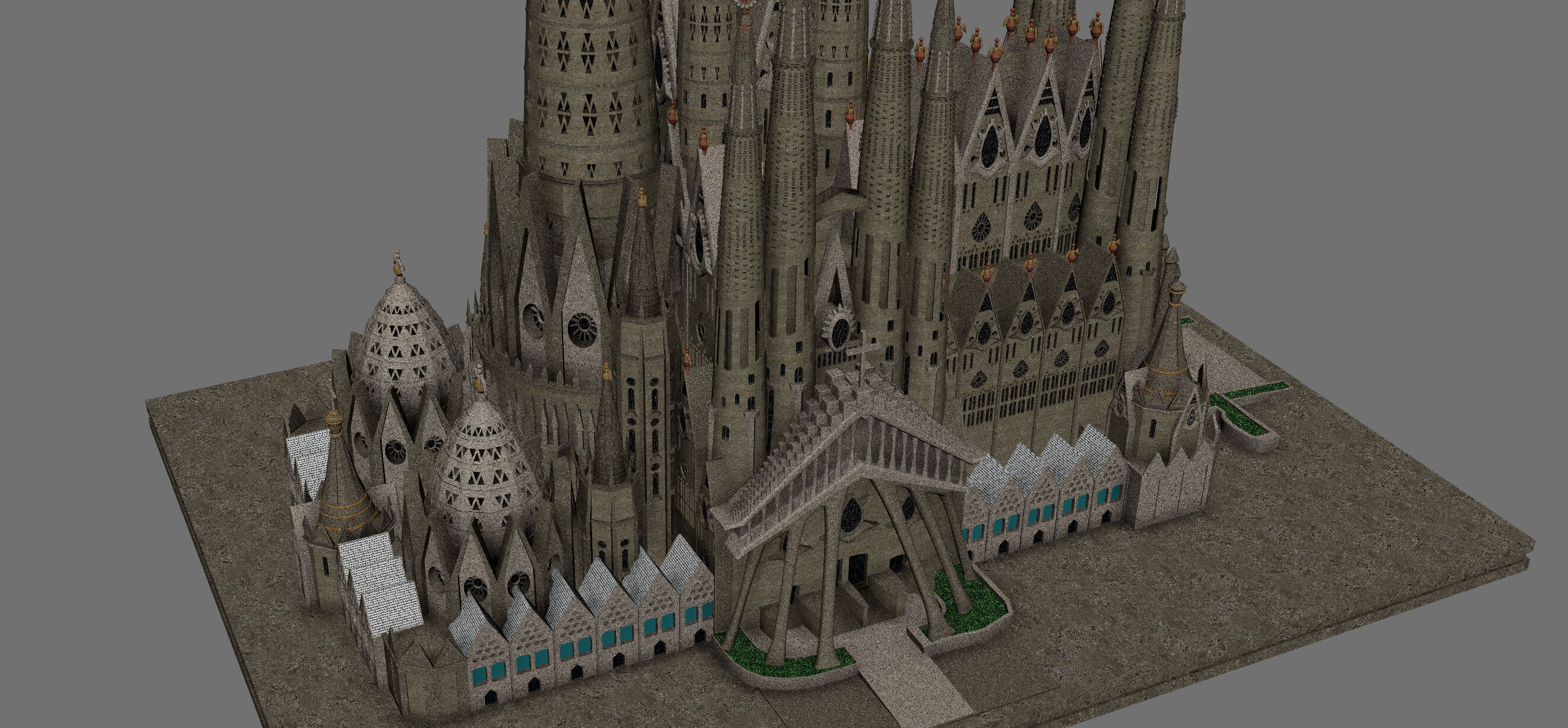 Sagrada Familia 3D model_16