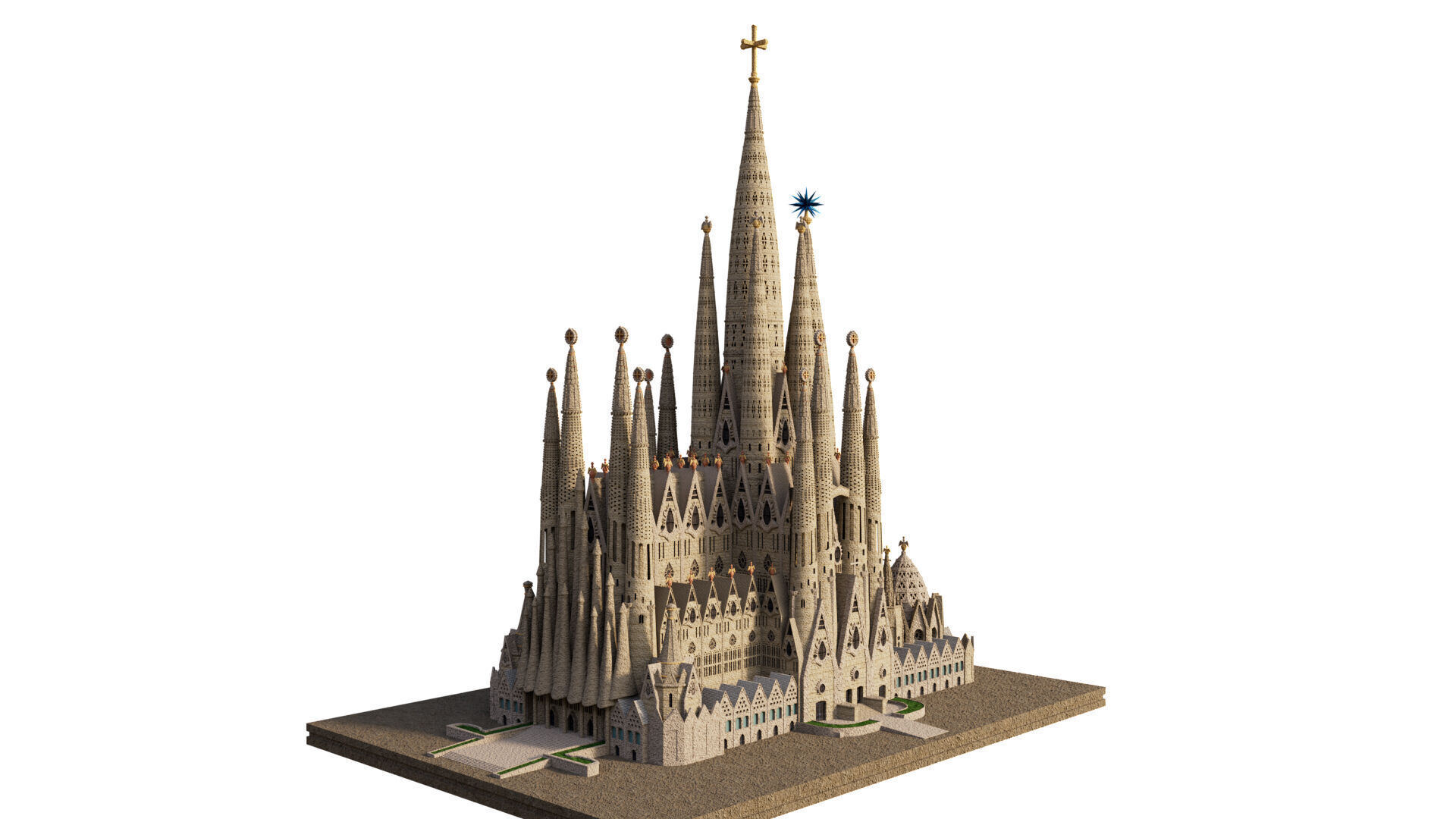 Sagrada Familia 3D model_10