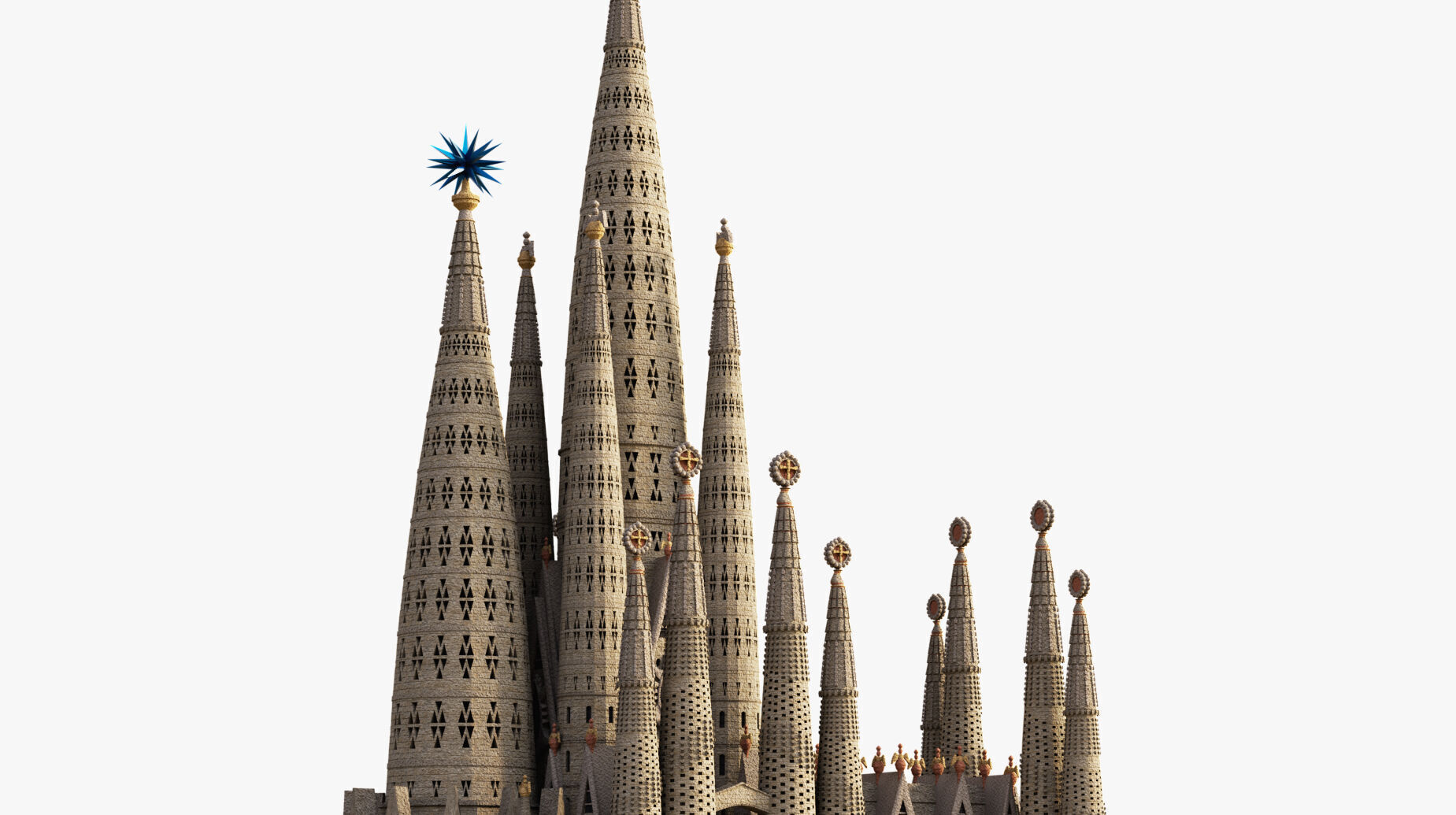 Sagrada Familia 3D model_4