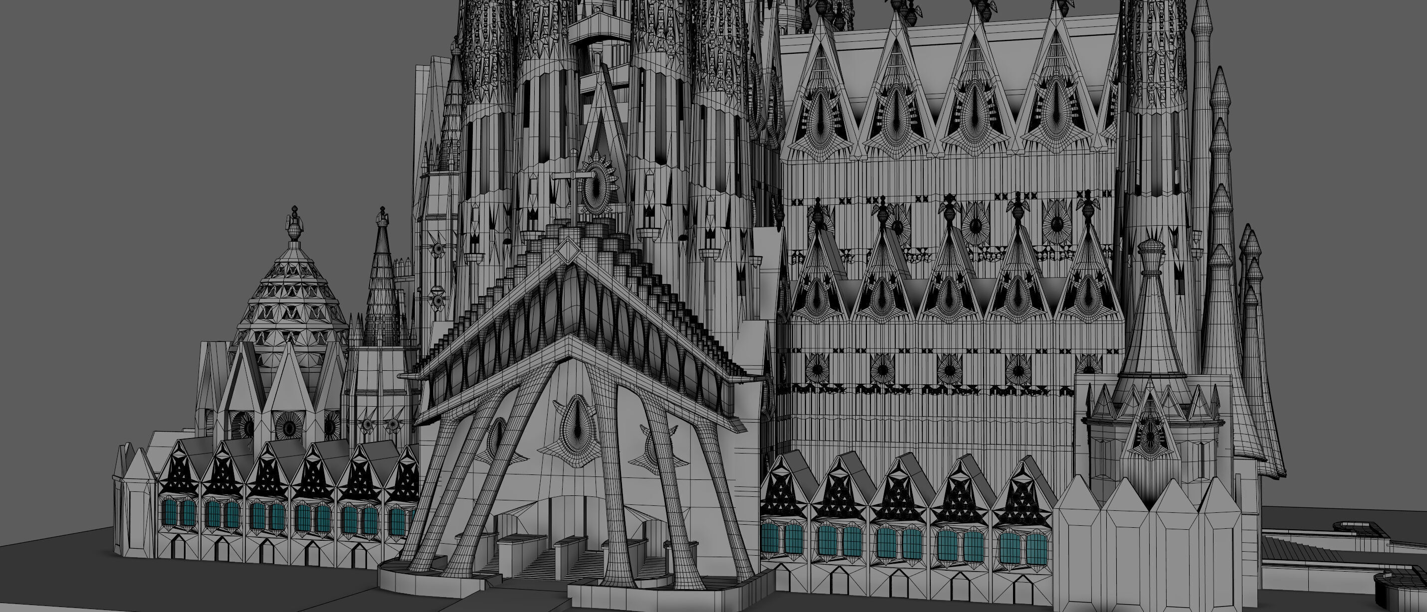 Sagrada Familia 3D model_15