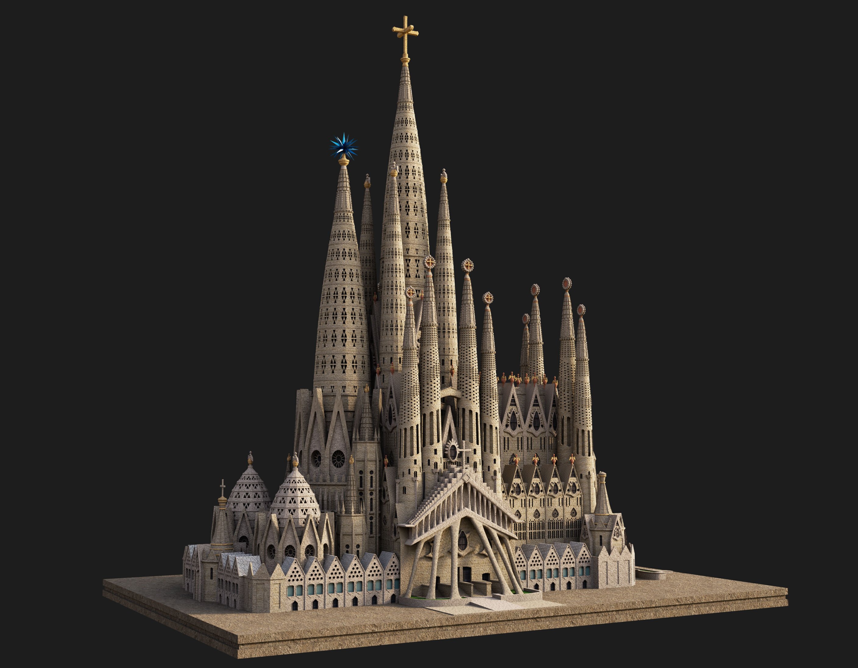 Sagrada Familia 3D model_3