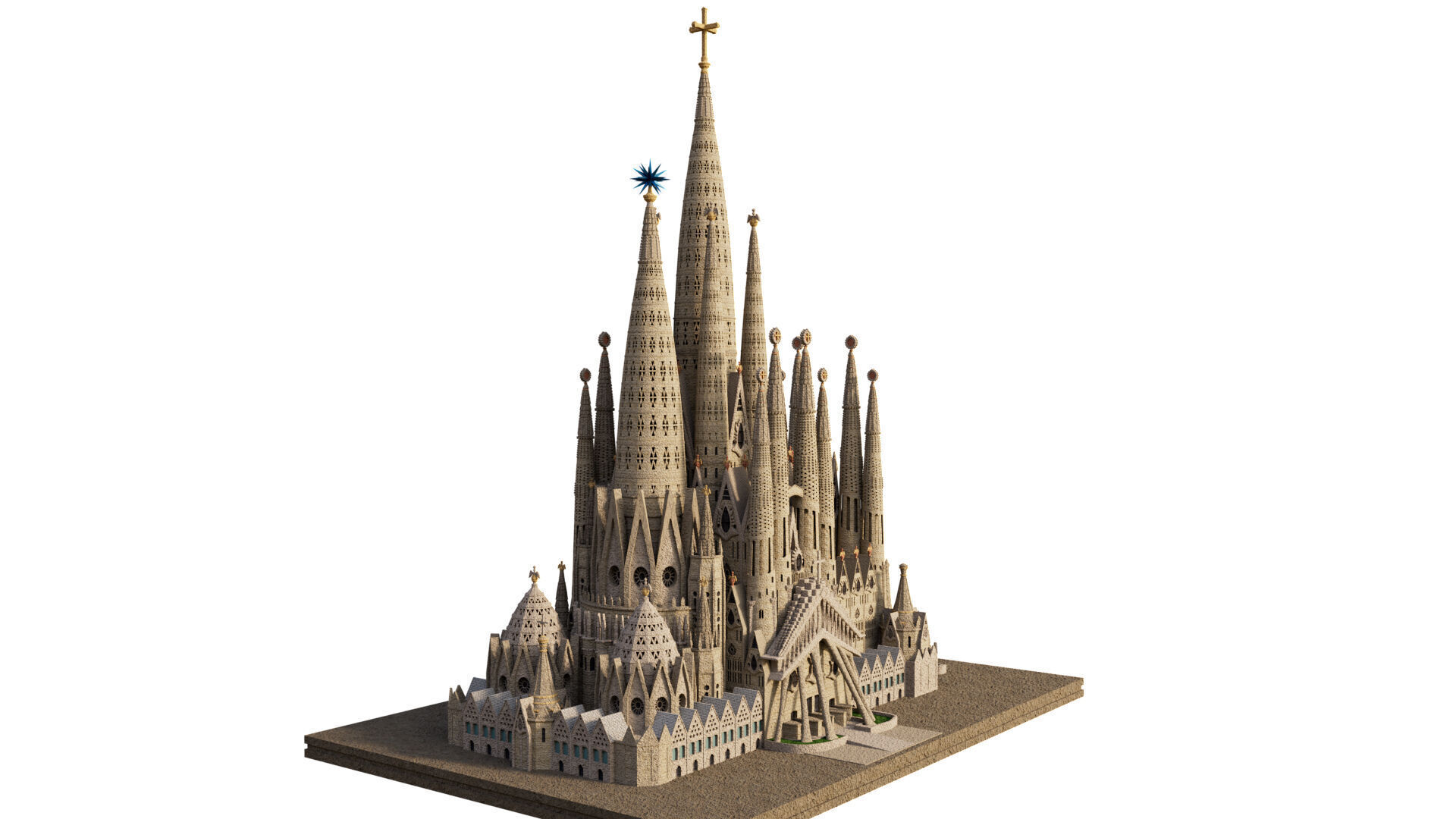 Sagrada Familia 3D model_7