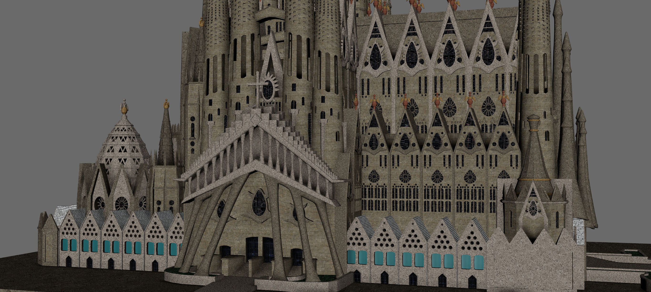 Sagrada Familia 3D model_13
