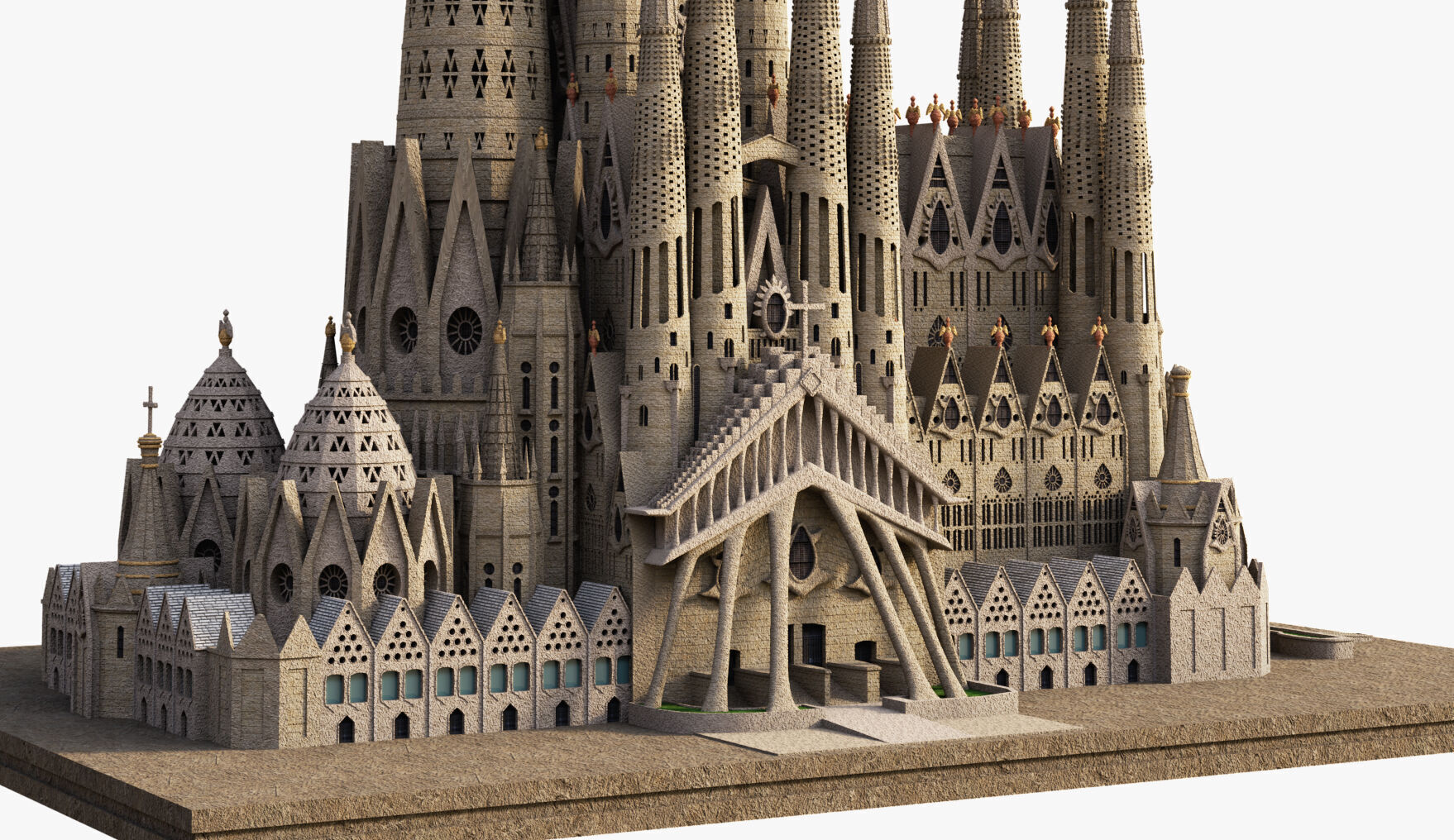 Sagrada Familia 3D model_5